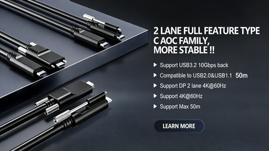 Phoossno Full-Feature Type-C Active Optical Cable: Redefining Freedom and Order in Connectivity