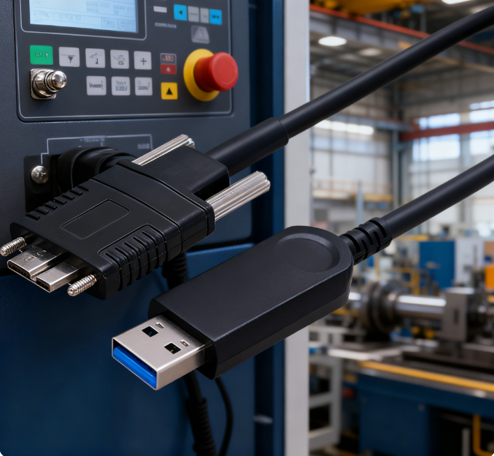 Glasfaser-Verlängerungskabel USB A auf C USB 3.1 Gen2 10 Gbps