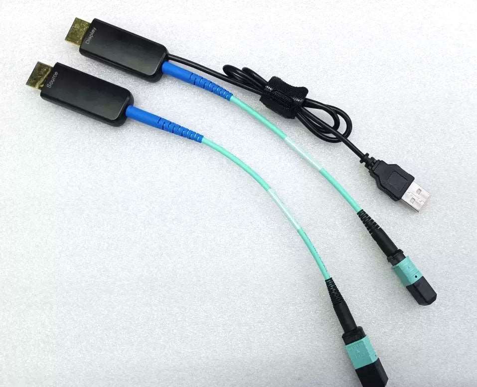 MPO HDMI 2.0 Fiber Optic Cables Terminations Set