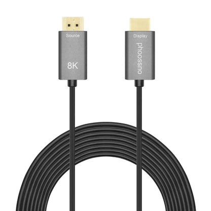 Cable HDMI 2.1 de fibra óptica 8K superdelgado