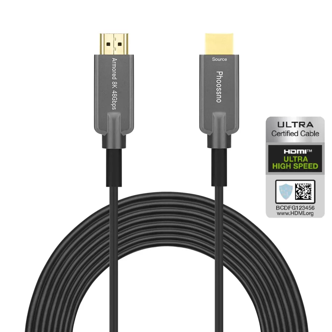 8K HDMI Armored Certified Fiber Optical 2.1 Cable