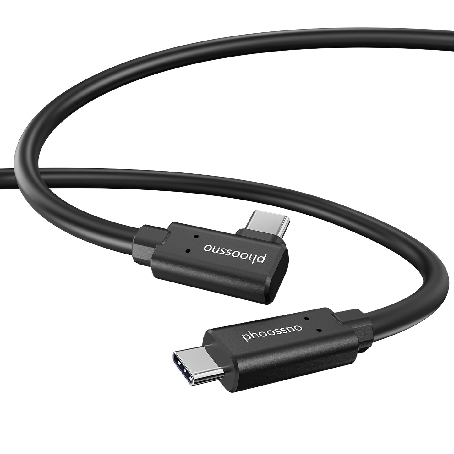 Phoossno USB C auf C Glasfaserkabel USB 3.1 Typ C Kabel