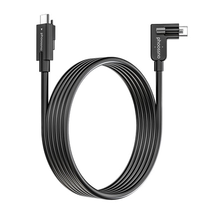 phoossno USB 4.0 Cable, Lock Shaped Structure, 80Gbps Transmission Speed, 240W Power Supply, Supports 8K or 4K displays,