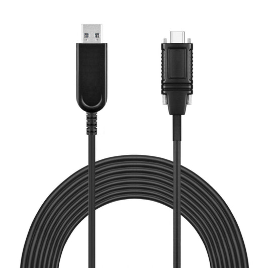 USB 3.1 AM to USB-C Active Optical Cable backward compatible With Screw