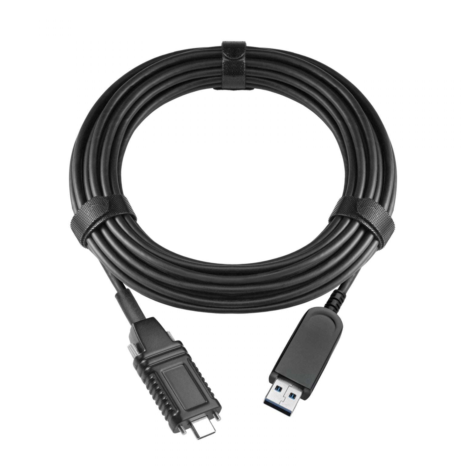 USB 3.1 AM to USB-C Active Optical Cable backward compatible With Screw