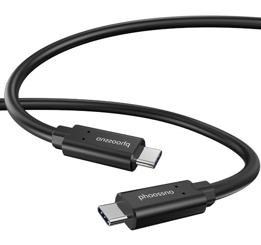 Phoossno USB C auf C Glasfaserkabel USB 3.1 Typ C Kabel