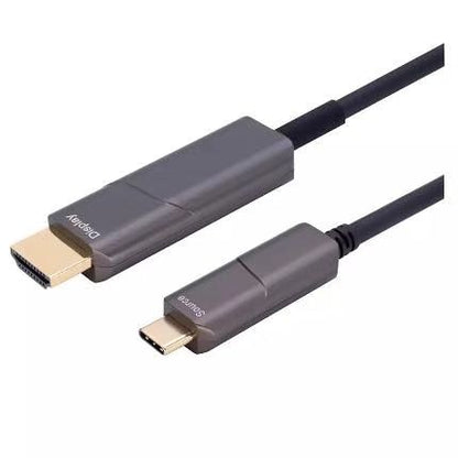Type C Male to HDMl A Male Active Optical cablesupport 4K@60Hz,CMP jacket