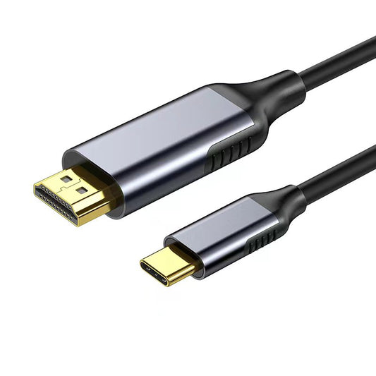 Type C Male to HDMl A Male copper cable.Support 4K@60Hz ,Standard PVc Jacket