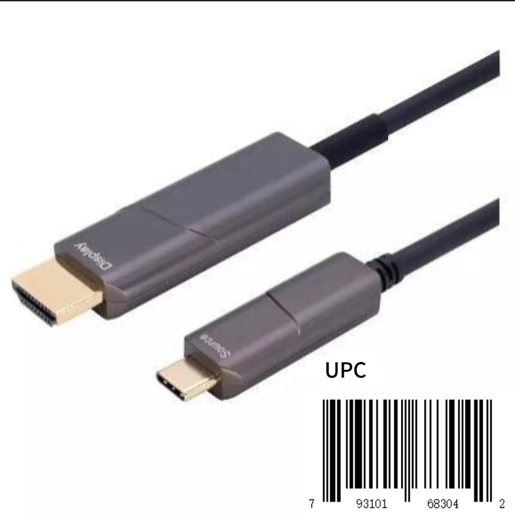 Type C Male to HDMl A Male Active Optical cablesupport 4K@60Hz,PVc VW-1  jacket
