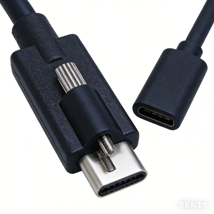 phoossno USB 4.0 Cable, TYPE C male to female cable, 80Gbps Transmission Speed, 240W Power Supply, Supports 8K or 4K displays, 0.5m 1.64ft Right, Compatible with iPhone 15, Huawei and Other Products.