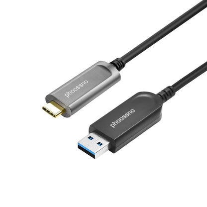 Cable de extensión de fibra óptica USB A a C USB 3.1 Gen2 10 Gbps