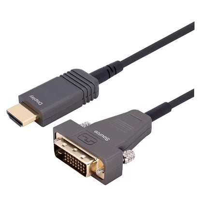 DVI-HDMI Active Optical Cable Upport Up To 10.2Gbps Bandwidth