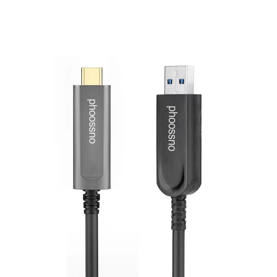 Cable de extensión de fibra óptica USB A a C USB 3.1 Gen2 10 Gbps