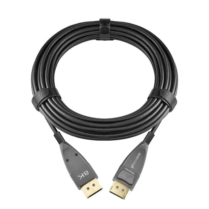 Cable de fibra pura DP 1.4 de 10 m, 32,4 Gbps, 8K, DisplayPort 4K