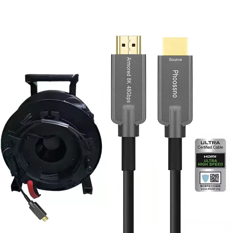 Phoossno SS8K HDMI 2.0 ARMORED 8K CABLE–Outdoor/Stage&Rental Application