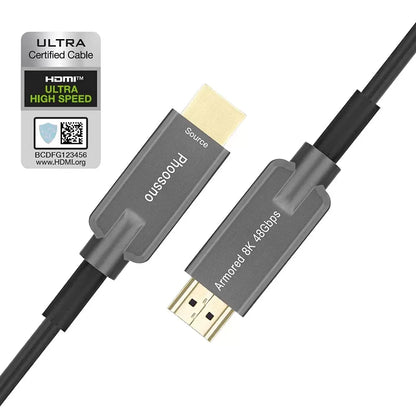 8K HDMI Armored Certified Fiber Optical 2.1 Cable