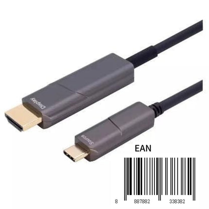 Type C Male to HDMl A Male Active Optical cablesupport 4K@60Hz,CMP jacket
