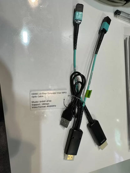 Juego de terminaciones para cables de fibra óptica MPO HDMI 2.0