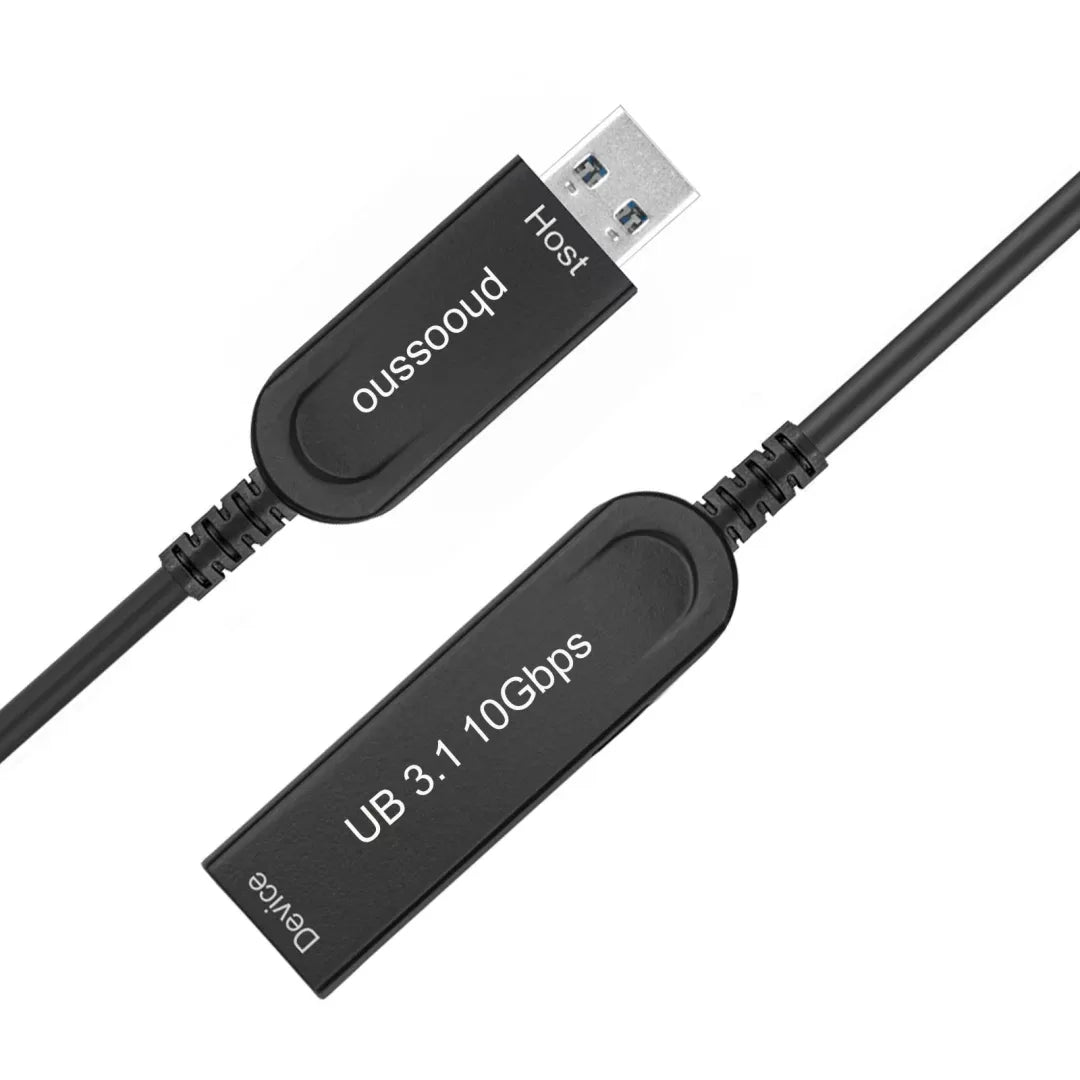 Cable de extensión USB 3.1 Phoossno Active Optical USB 10 Gbps