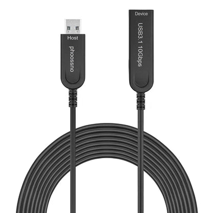 Cable de extensión USB 3.1 Phoossno Active Optical USB 10 Gbps